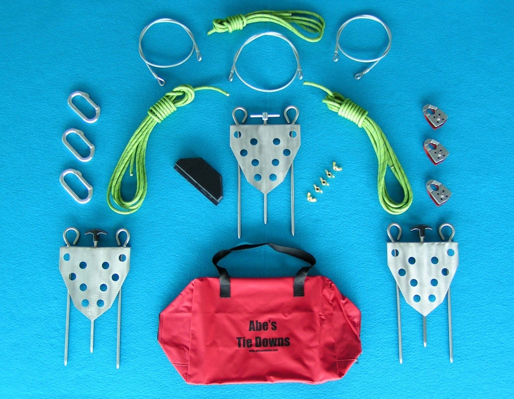 Airplane Rope Airplane & Helicopter Tie Down Systems | Light Aircraft Tie Downs – Abe ...