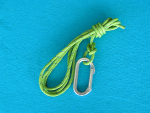 8' Tail Rope w/Carabineer